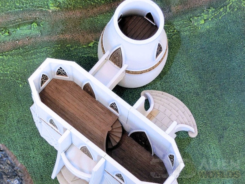 High Elf House Tower - Elven Fantasy Building