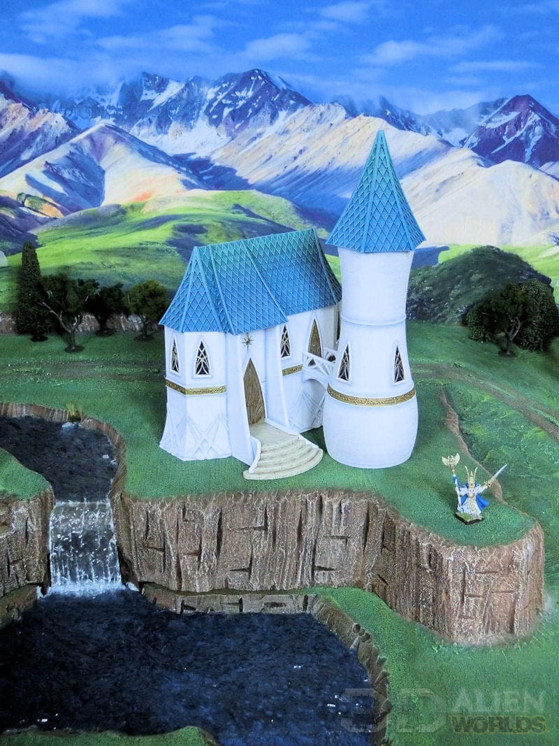 High Elf House Tower - Elven Fantasy Building