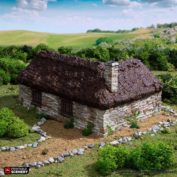 Highland Stone Barn - Country & King - Fantasy Historical Building