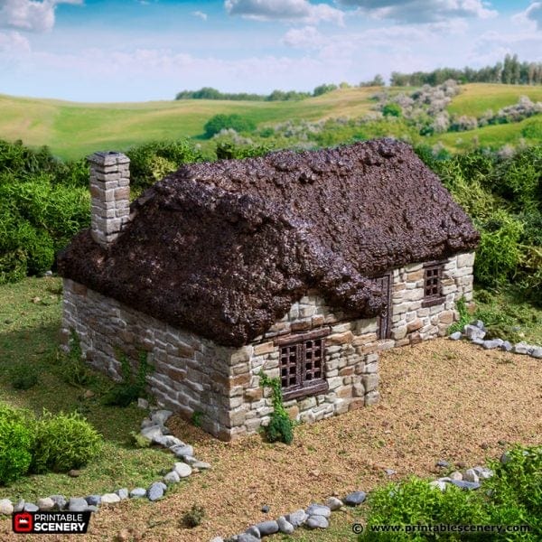 Highland Stone Barn - Country & King - Fantasy Historical Building