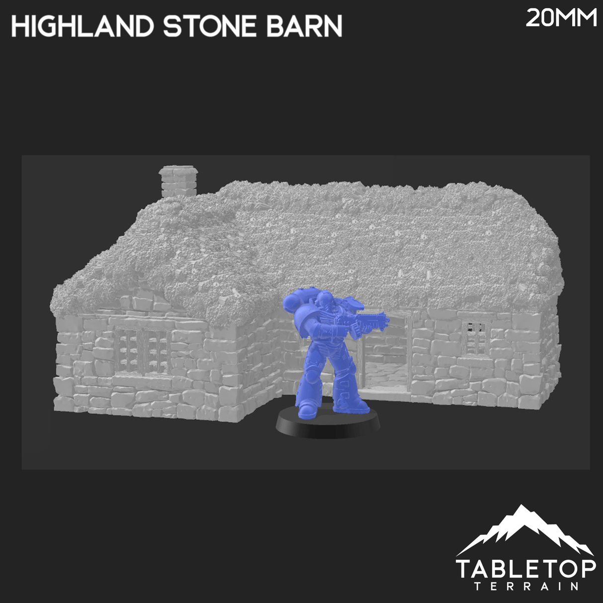 Highland Stone Barn - Country & King - Fantasy Historical Building