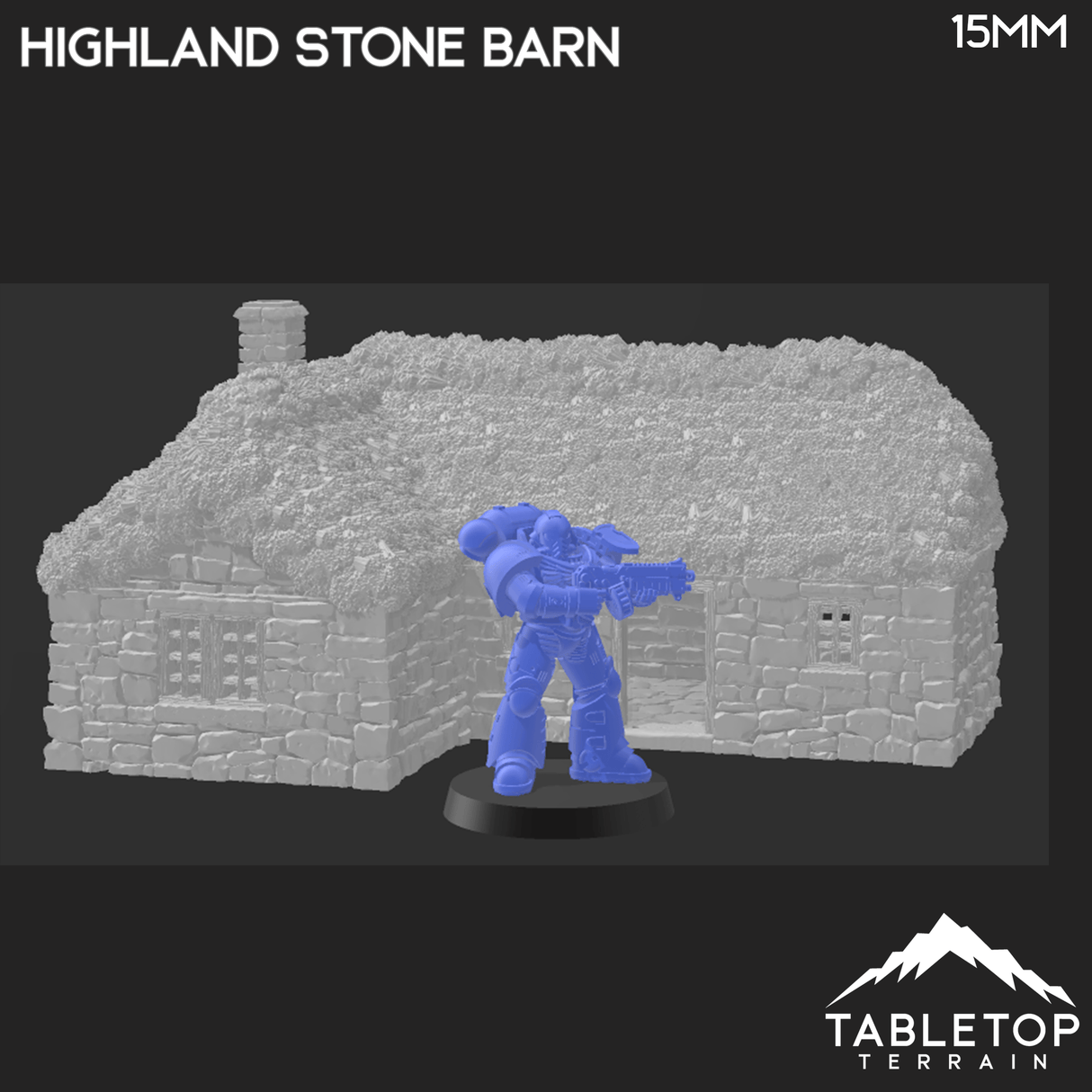 Highland Stone Barn - Country & King - Fantasy Historical Building