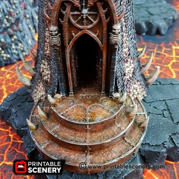 Infernal Tower - Fantasy Demon Building