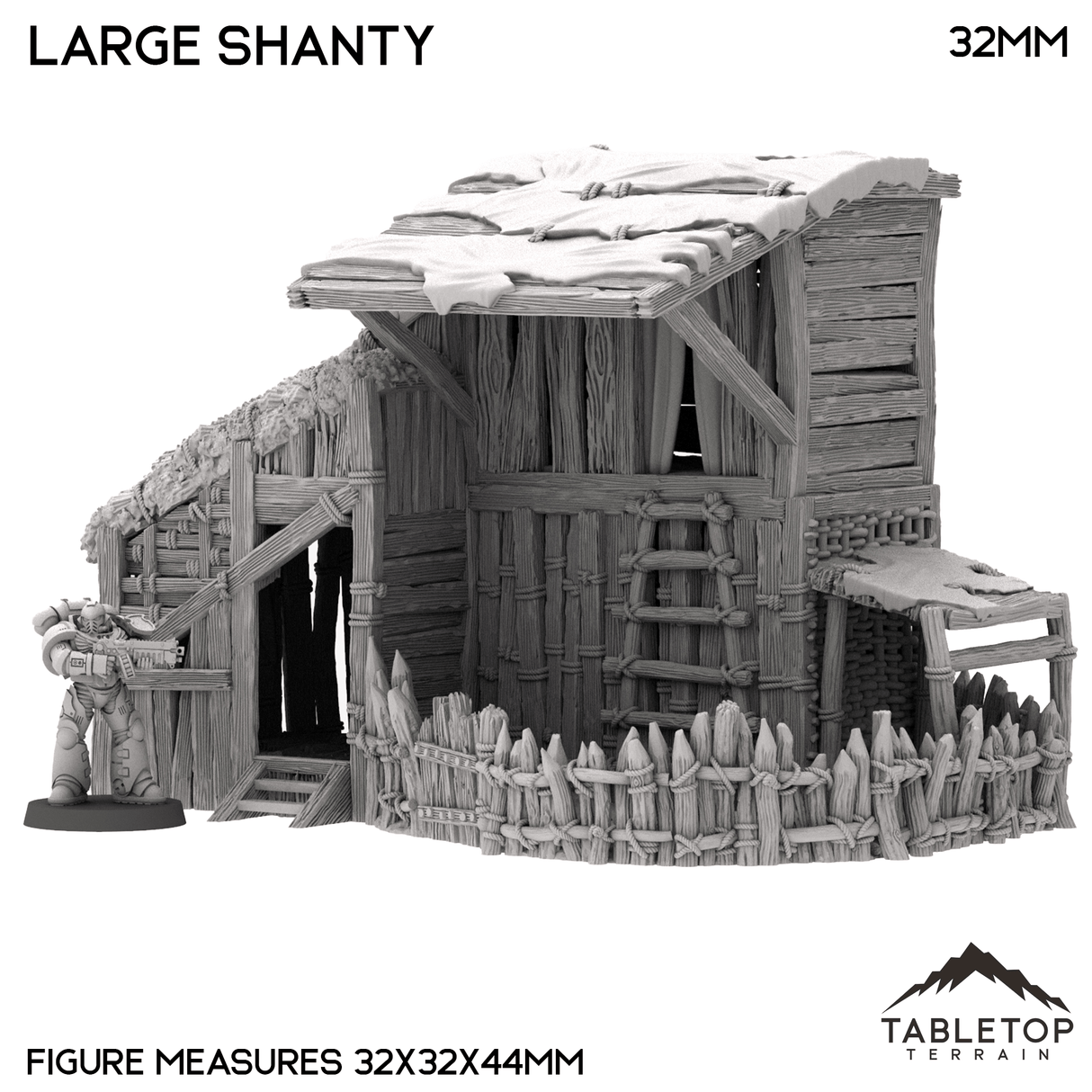Large Shanty - Country & King - Fantasy Historical Building