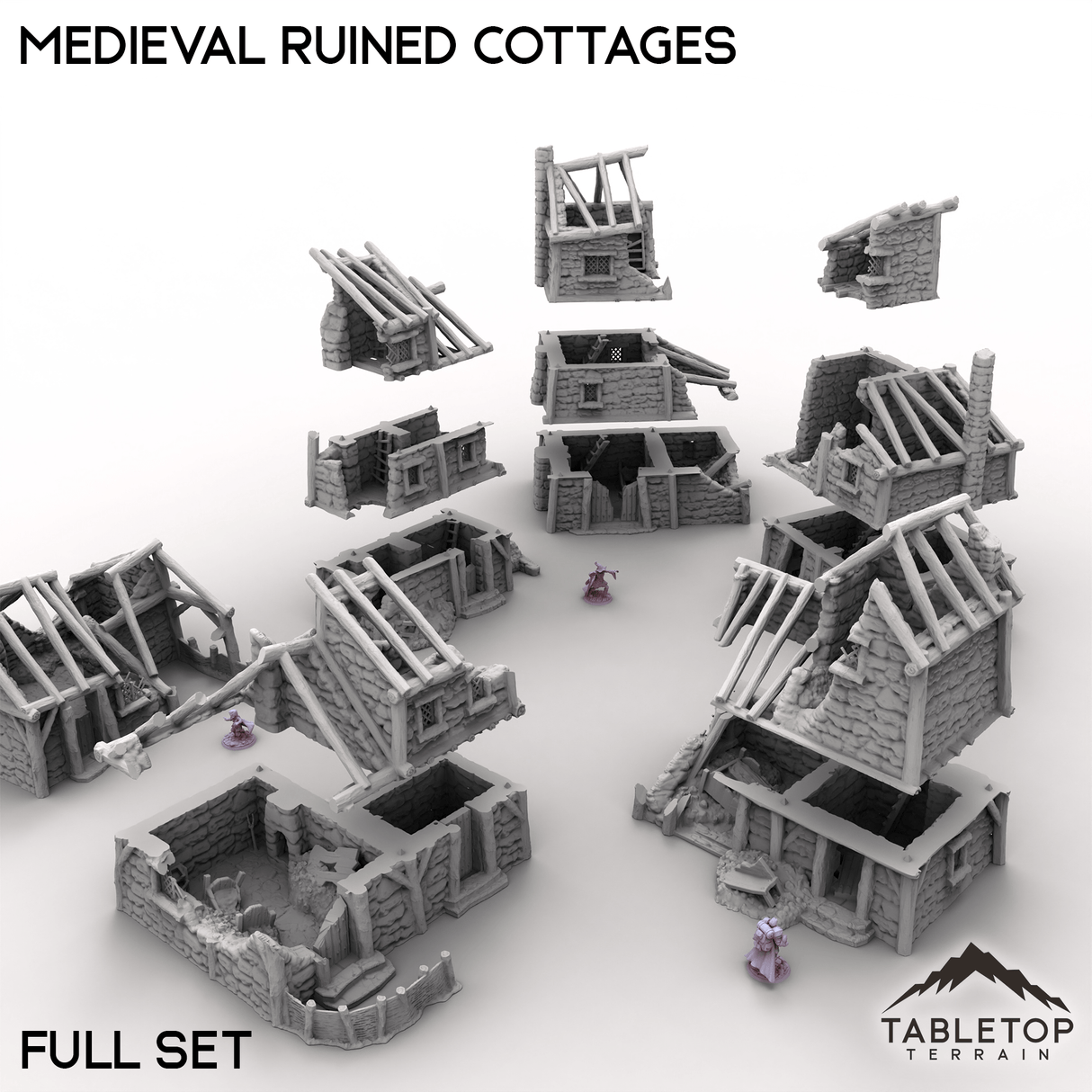Medieval Ruined Cottages