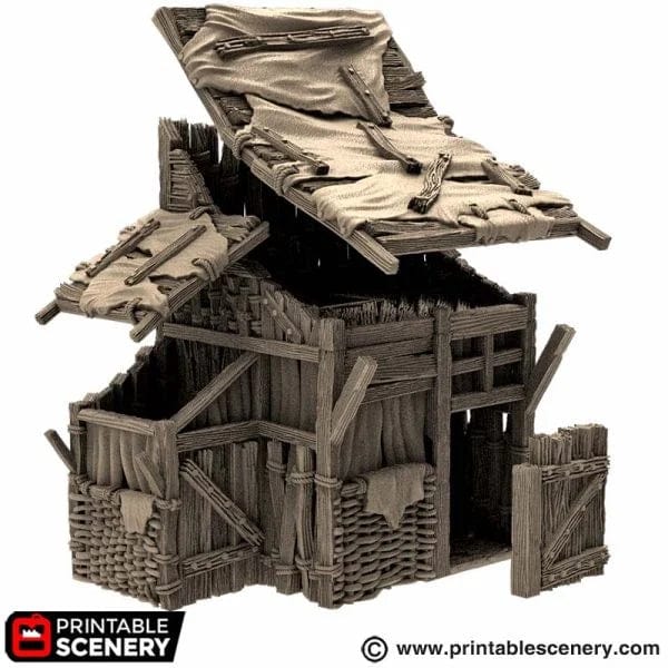 Medium Shanty - Country & King - Fantasy Historical Building