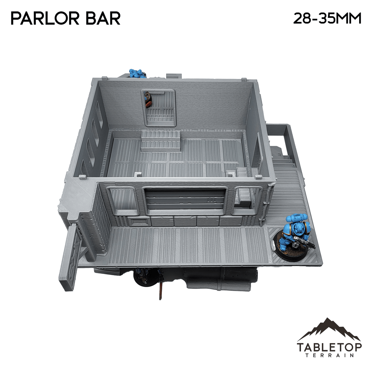 Midrim City Cyberpunk Parlor Bar - Star Wars Legion Building