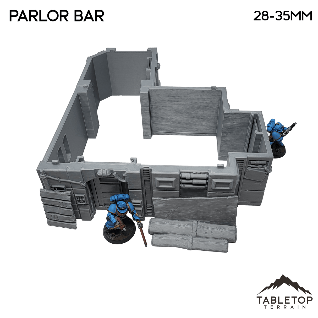 Midrim City Cyberpunk Parlor Bar - Star Wars Legion Building
