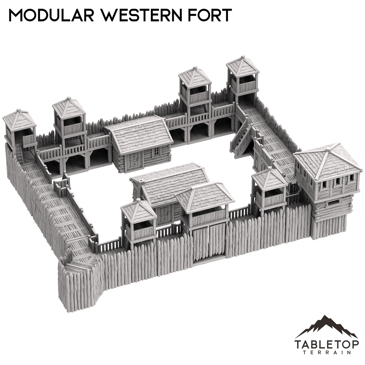 Modular Western Fort - Old Wild Western Rush