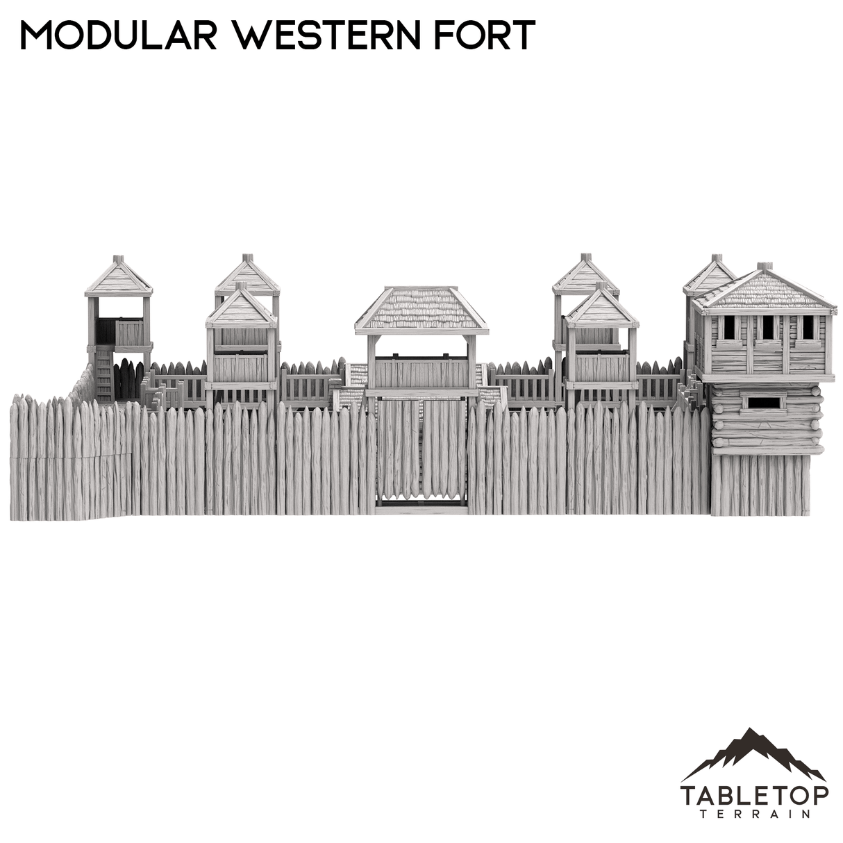 Modular Western Fort - Old Wild Western Rush