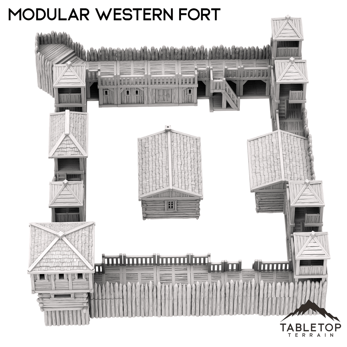 Modular Western Fort - Old Wild Western Rush