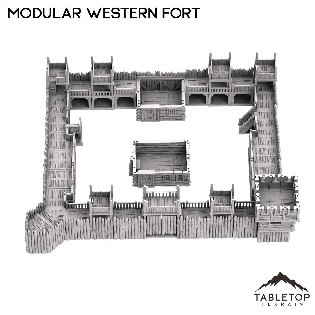Modular Western Fort - Old Wild Western Rush