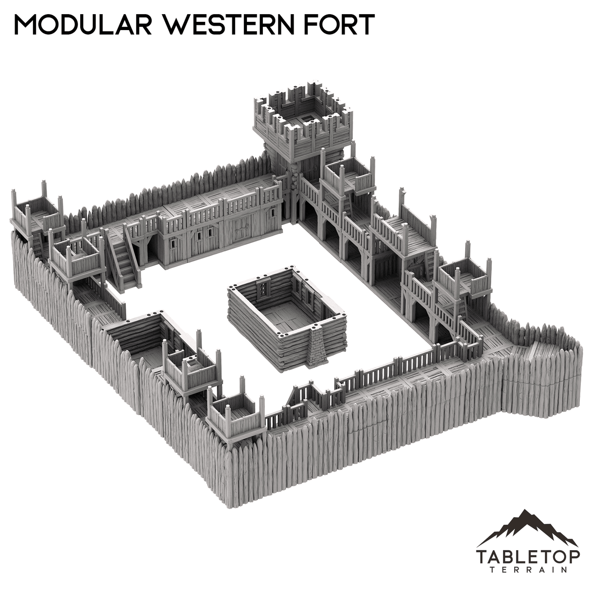 Modular Western Fort - Old Wild Western Rush