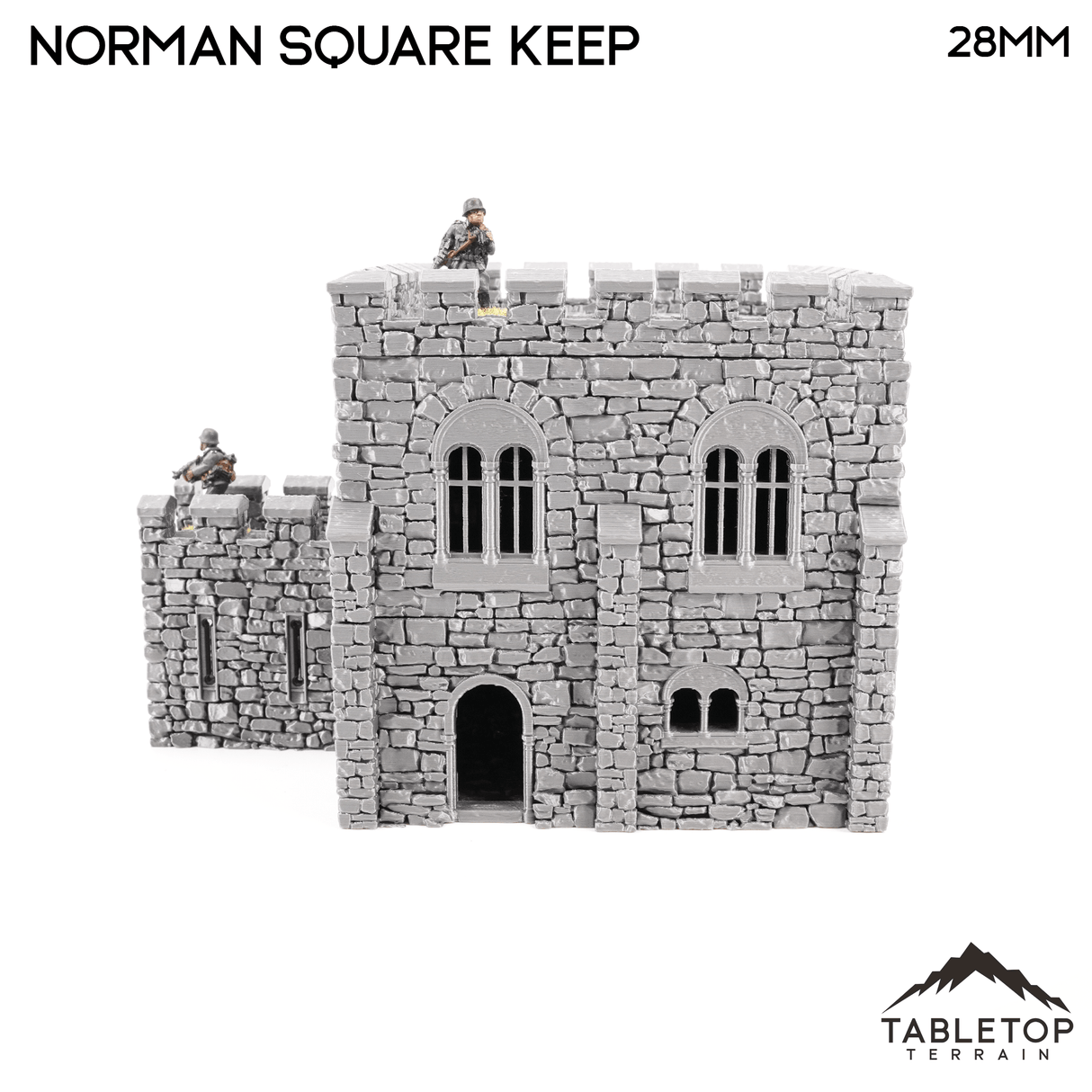Norman Square Keep - Country & King - Fantasy Historical Building