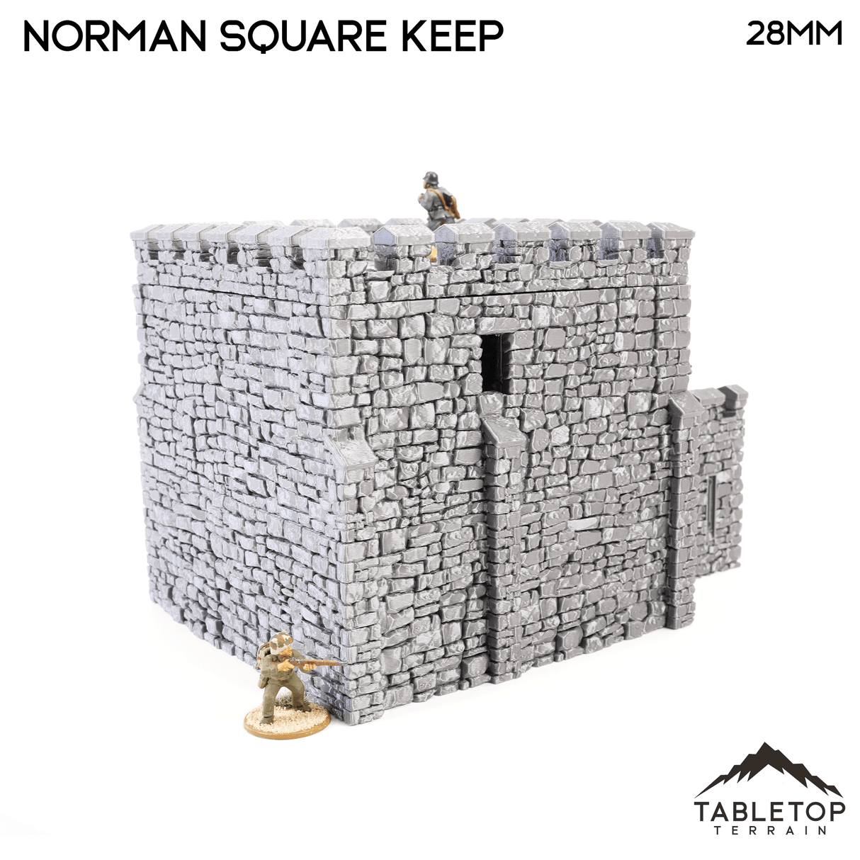 Norman Square Keep - Country & King - Fantasy Historical Building