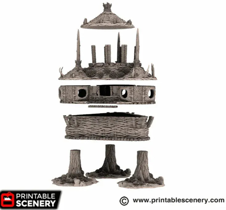 Palace of the Druid - Rise of the Halflings - Fantasy Building