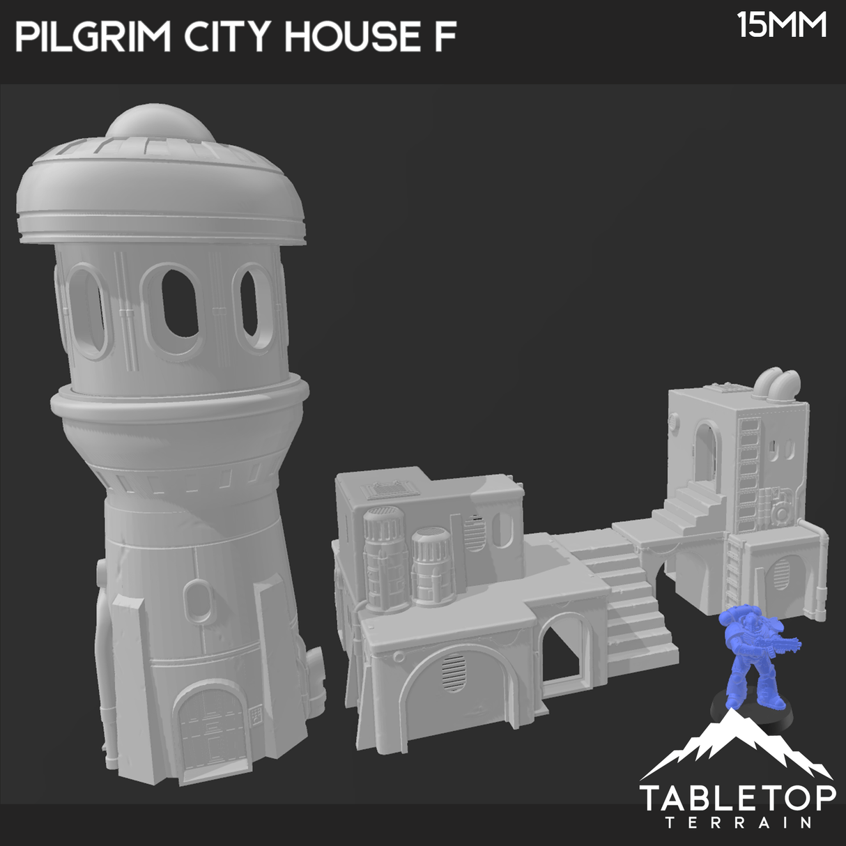 Pilgrim City Compound House F - Star Wars Legion Shatterpoint Building