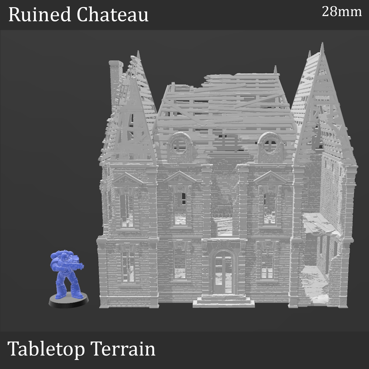 Ruined Chateau - WWII Building