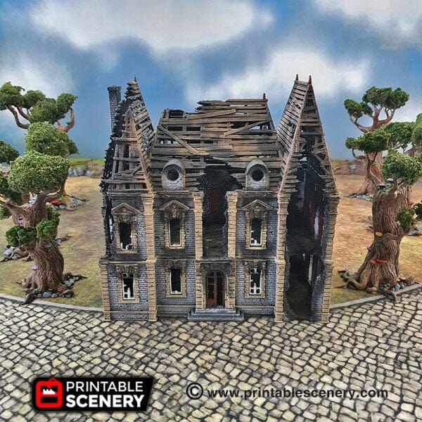 Ruined Chateau - WWII Building