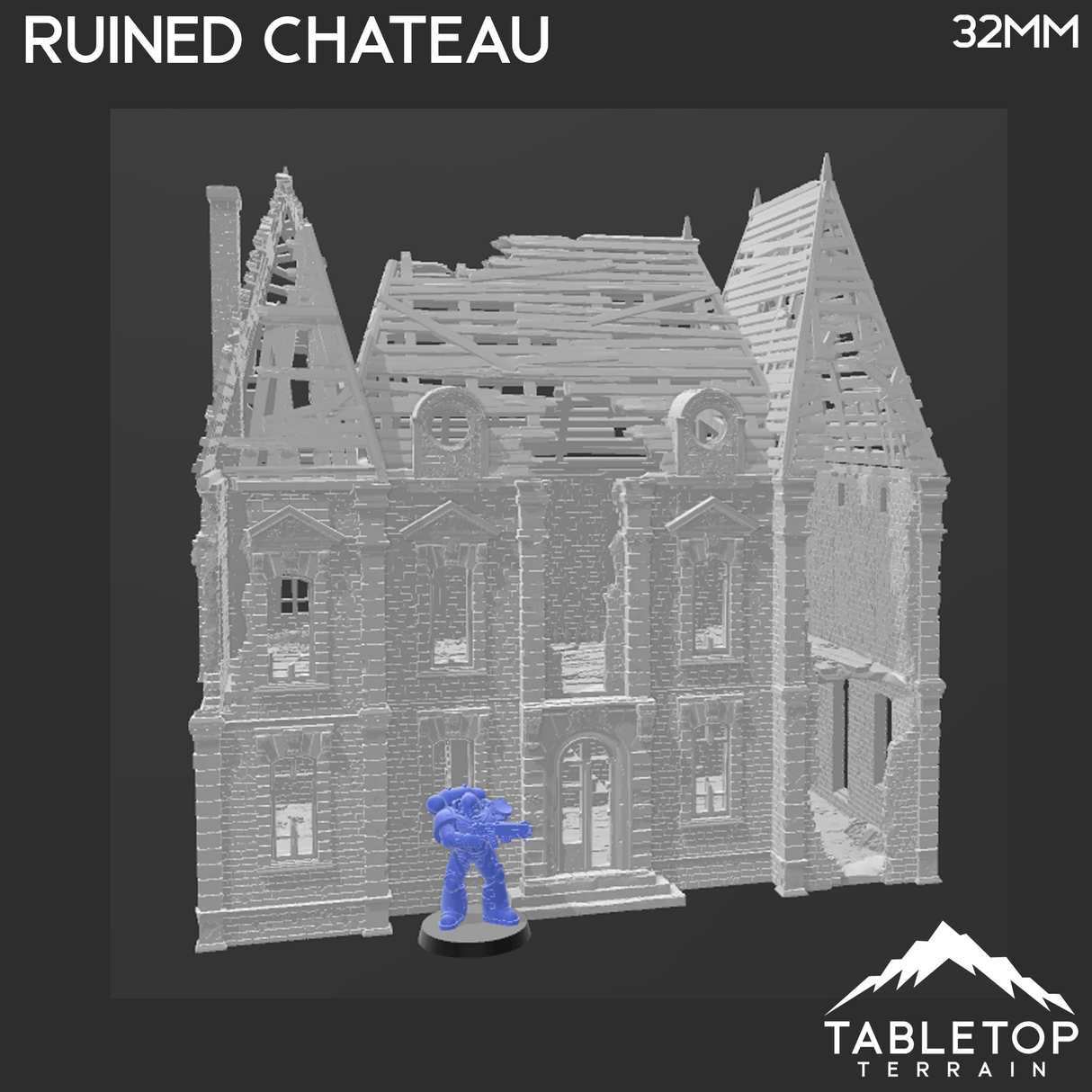 Ruined Chateau - WWII Building