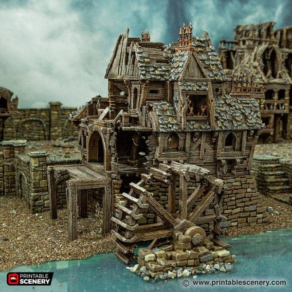 Ruined City Watermill
