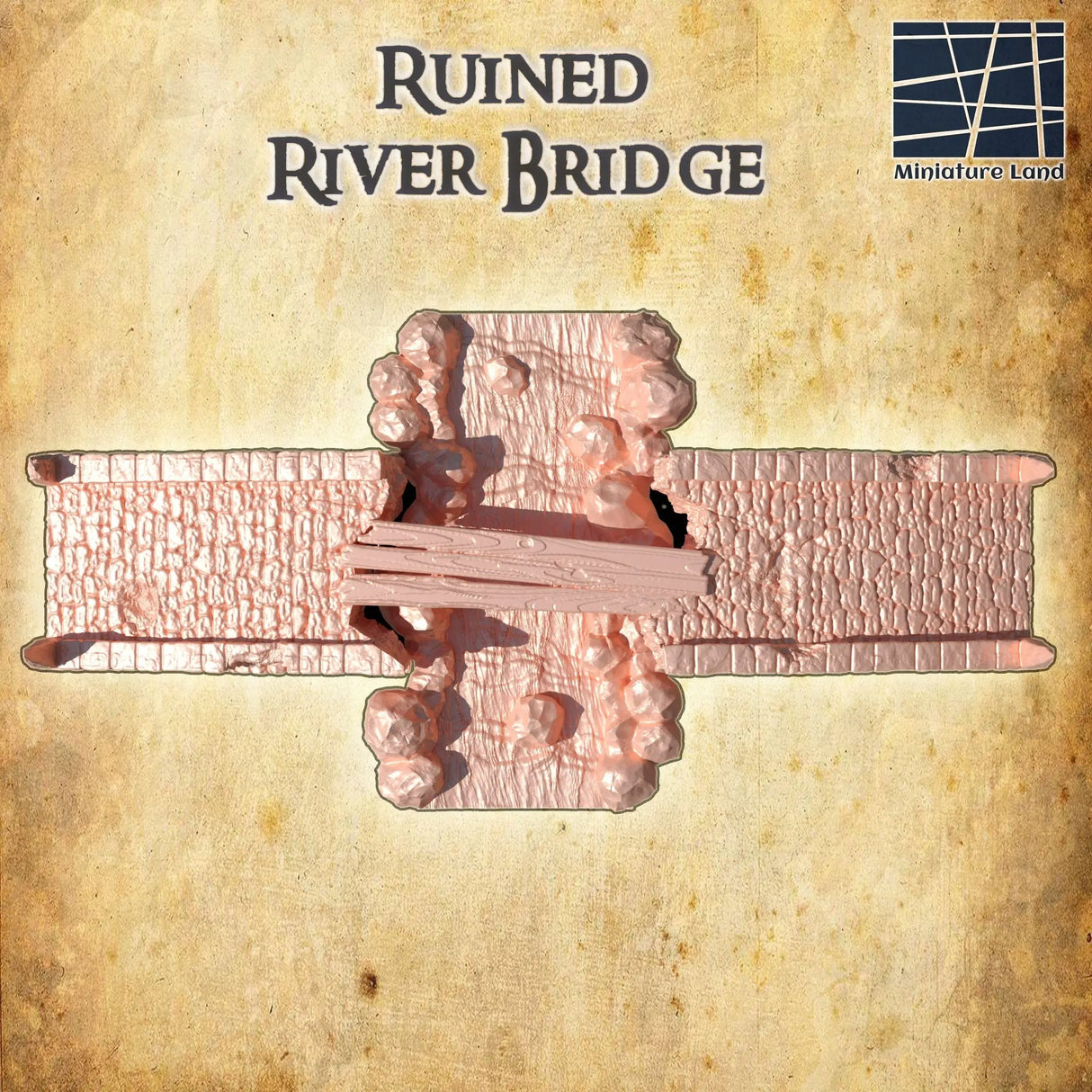 Ruined River Bridge
