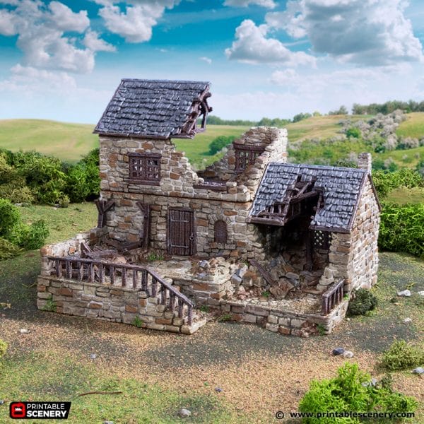 Ruined Stonestreet Bakers - Country & King - Fantasy Historical Ruins