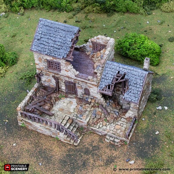 Ruined Stonestreet Bakers - Country & King - Fantasy Historical Ruins