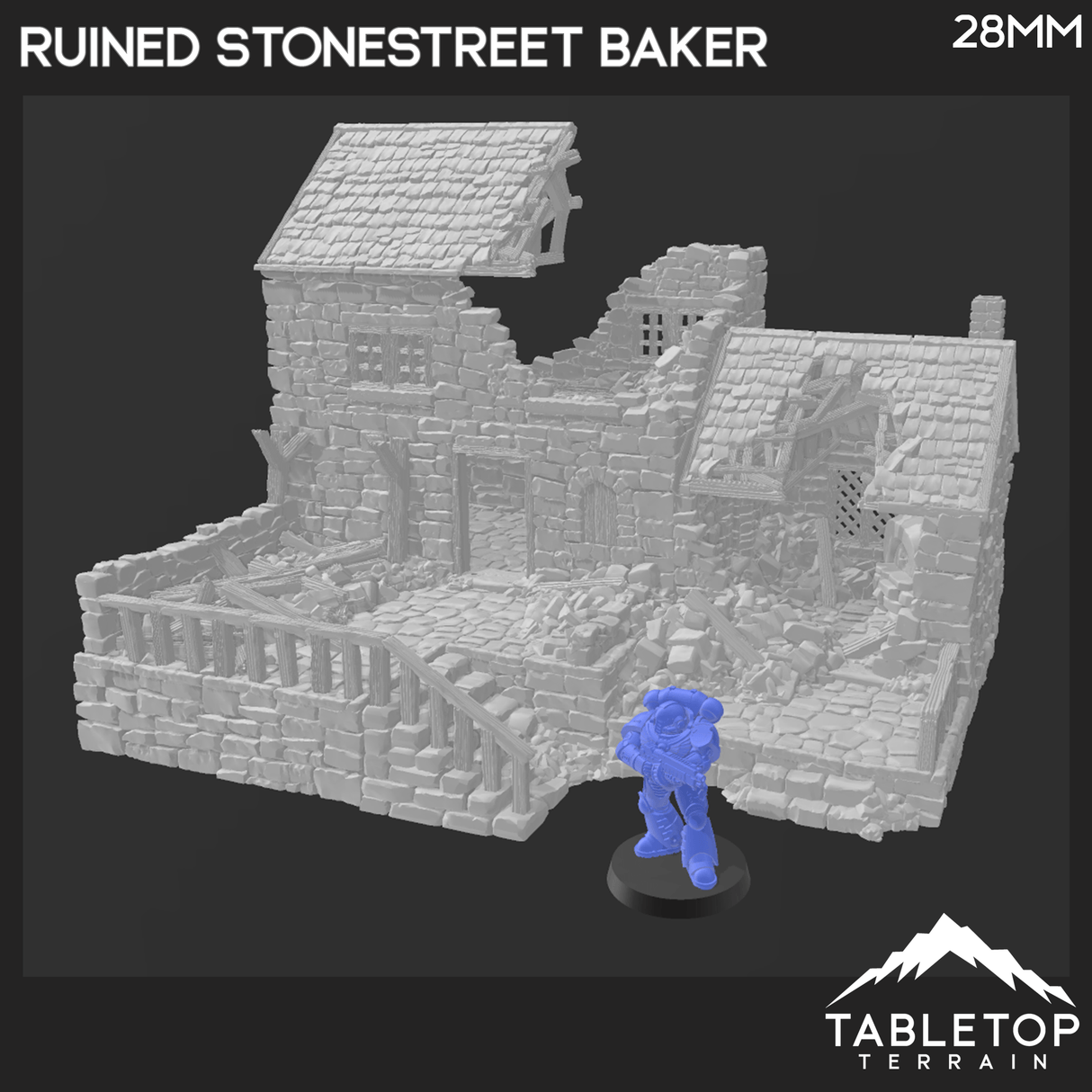 Ruined Stonestreet Bakers - Country & King - Fantasy Historical Ruins