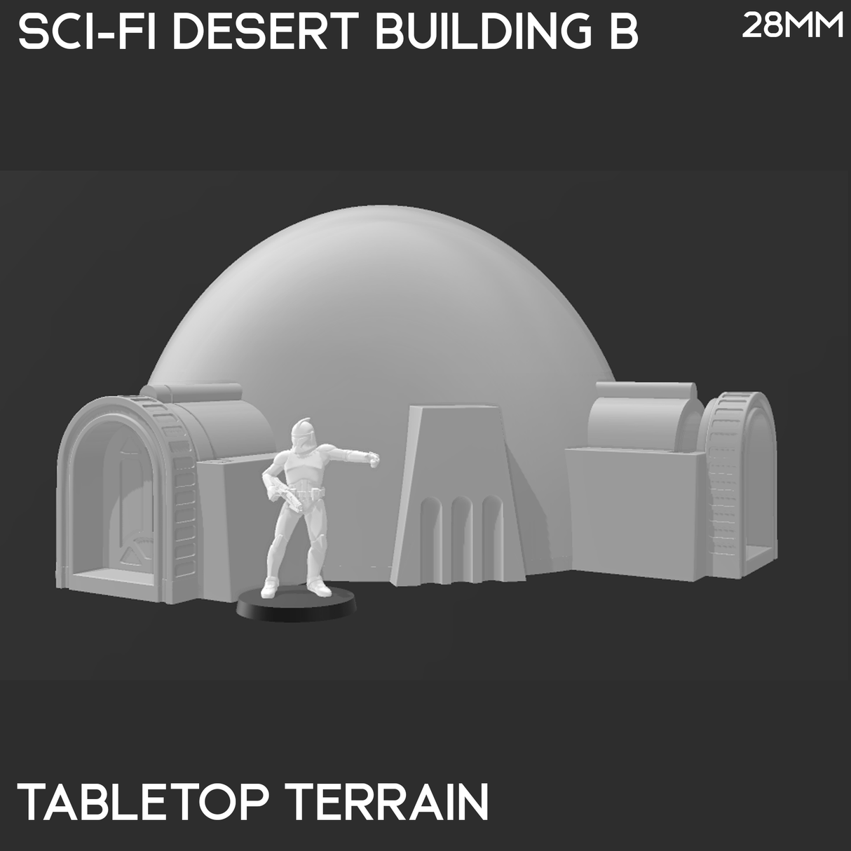 Desert Building B - Star Wars Legion Building