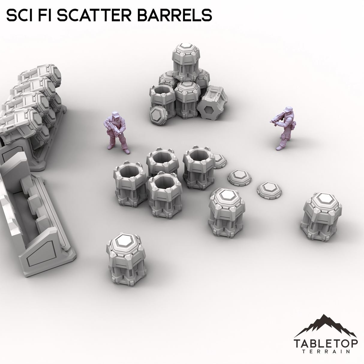 Sci Fi Scatter Barrels