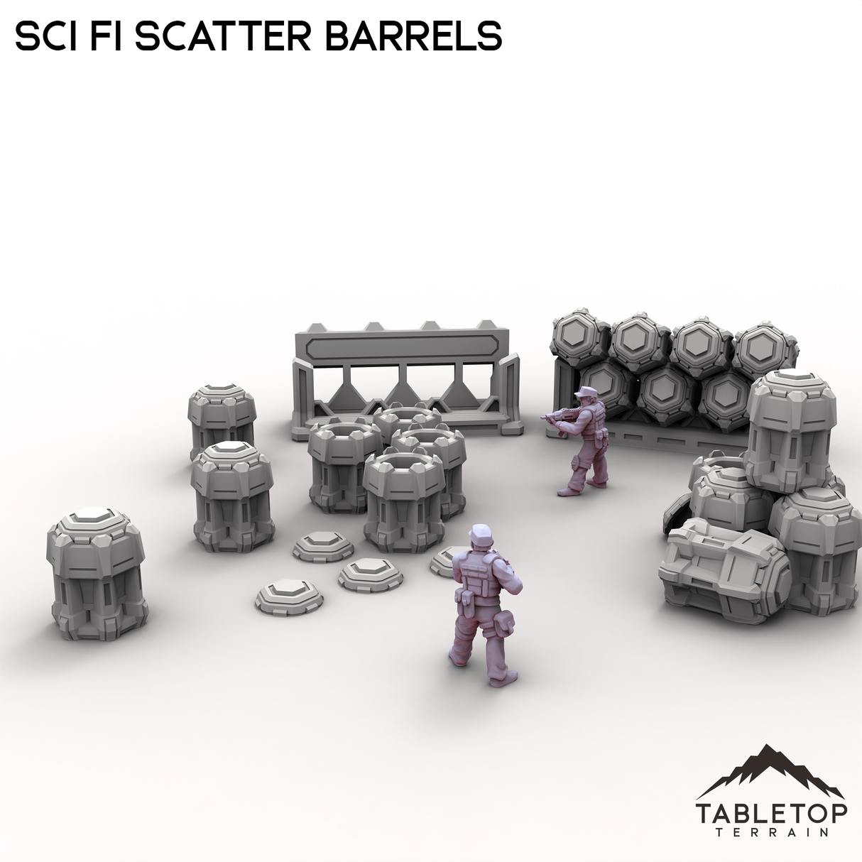 Sci Fi Scatter Barrels