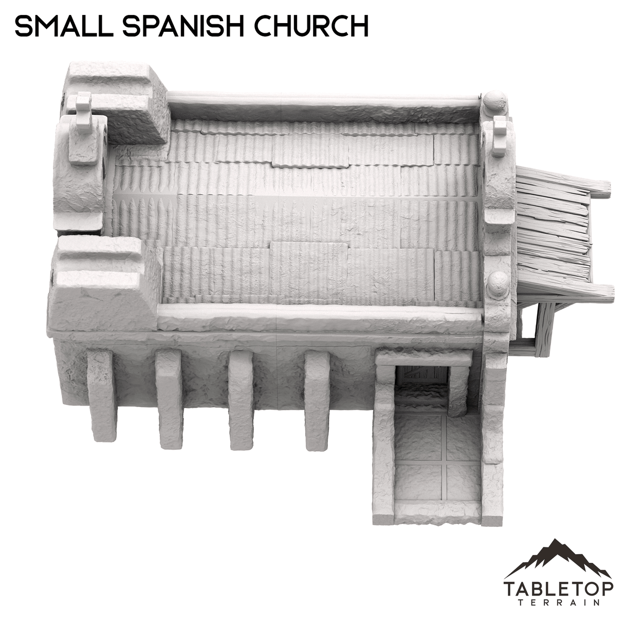 Small Spanish Church - Old Wild Western Rush