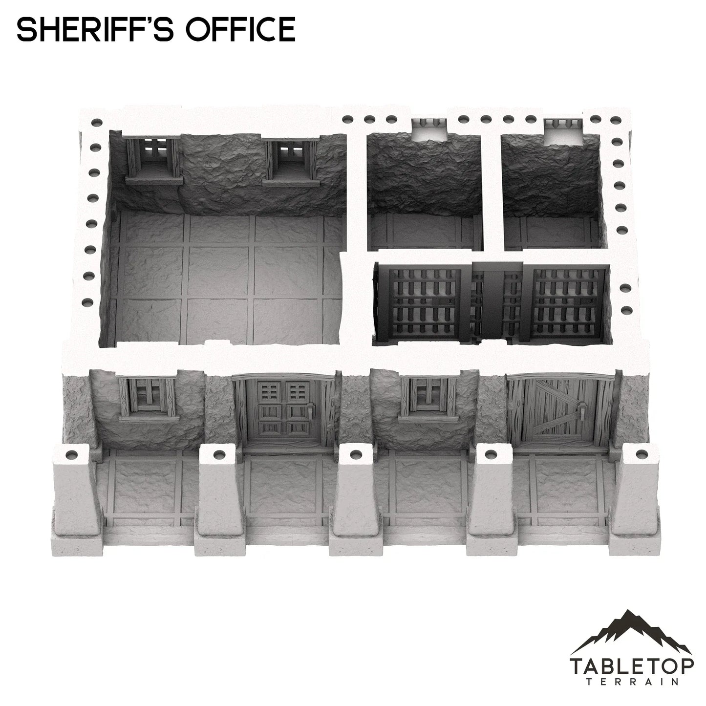 Spanish Sheriff's Office + Jail - Old Wild Western Rush