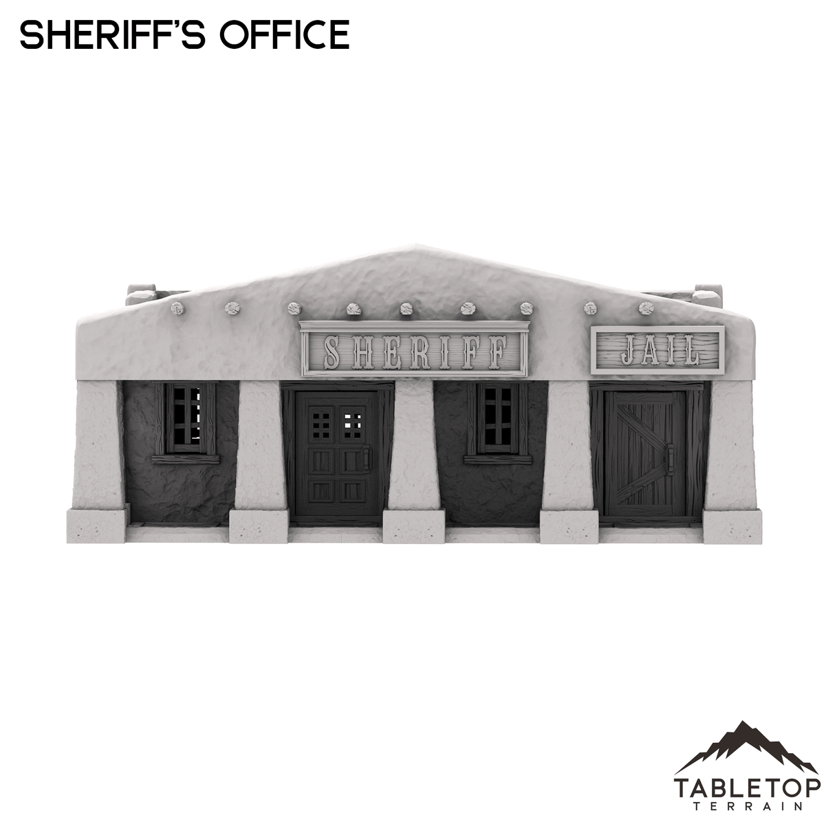 Spanish Sheriff's Office + Jail - Old Wild Western Rush