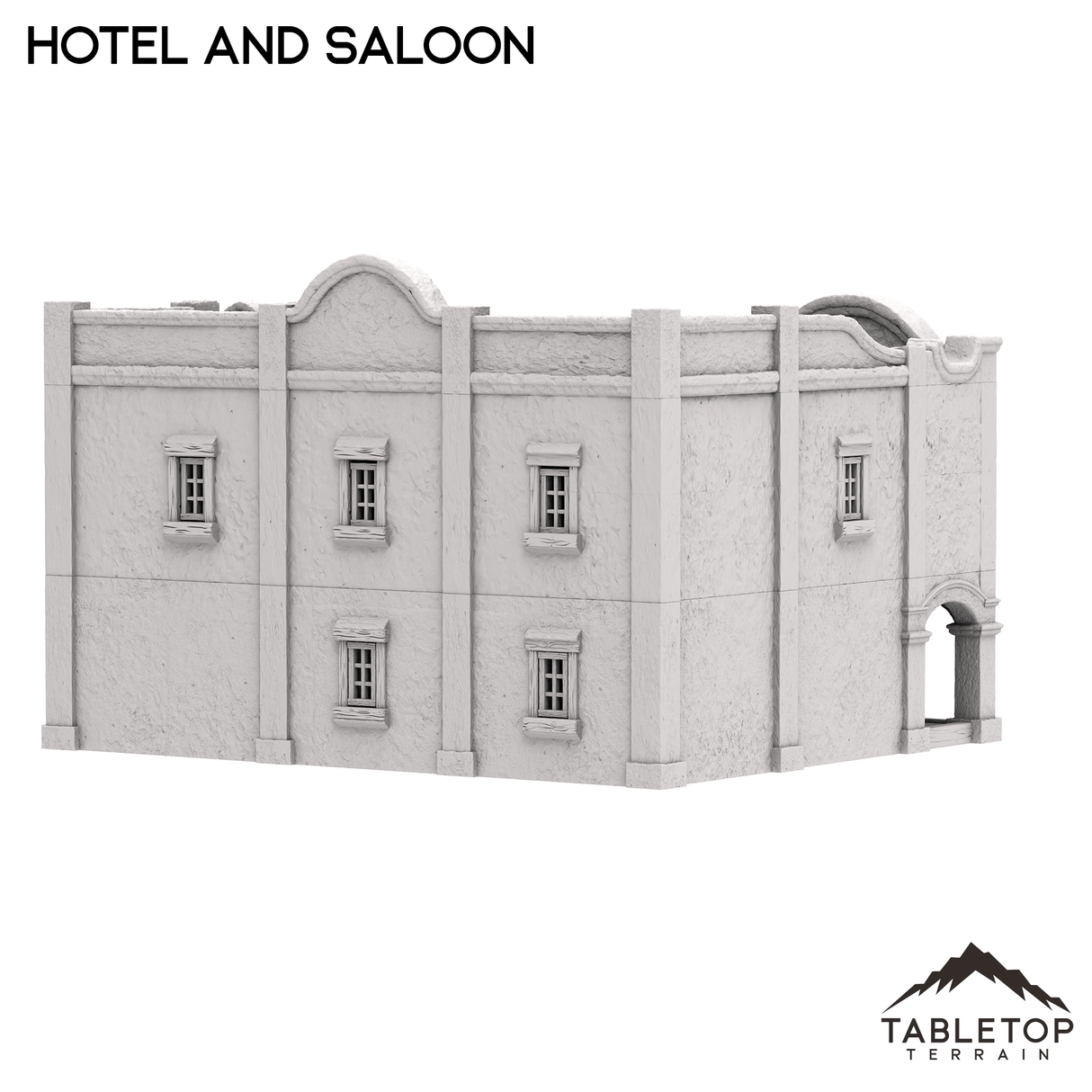 Spanish Style Hotel and Saloon - Old Wild Western Rush