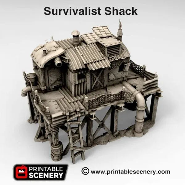 Survivalist Shack - Apocalyptic Building