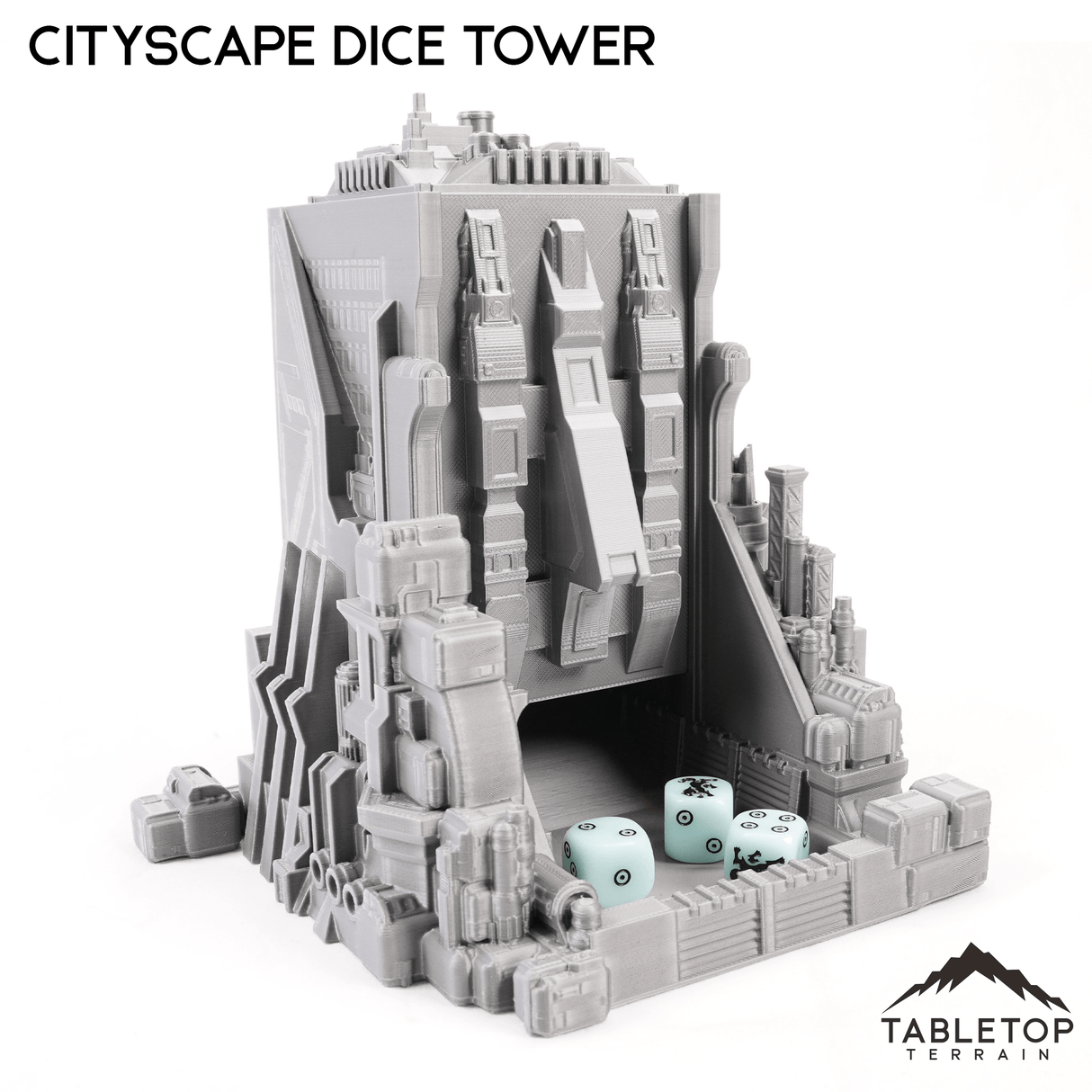 6mm Sci-Fi Cityscape Dice Tower Terrain