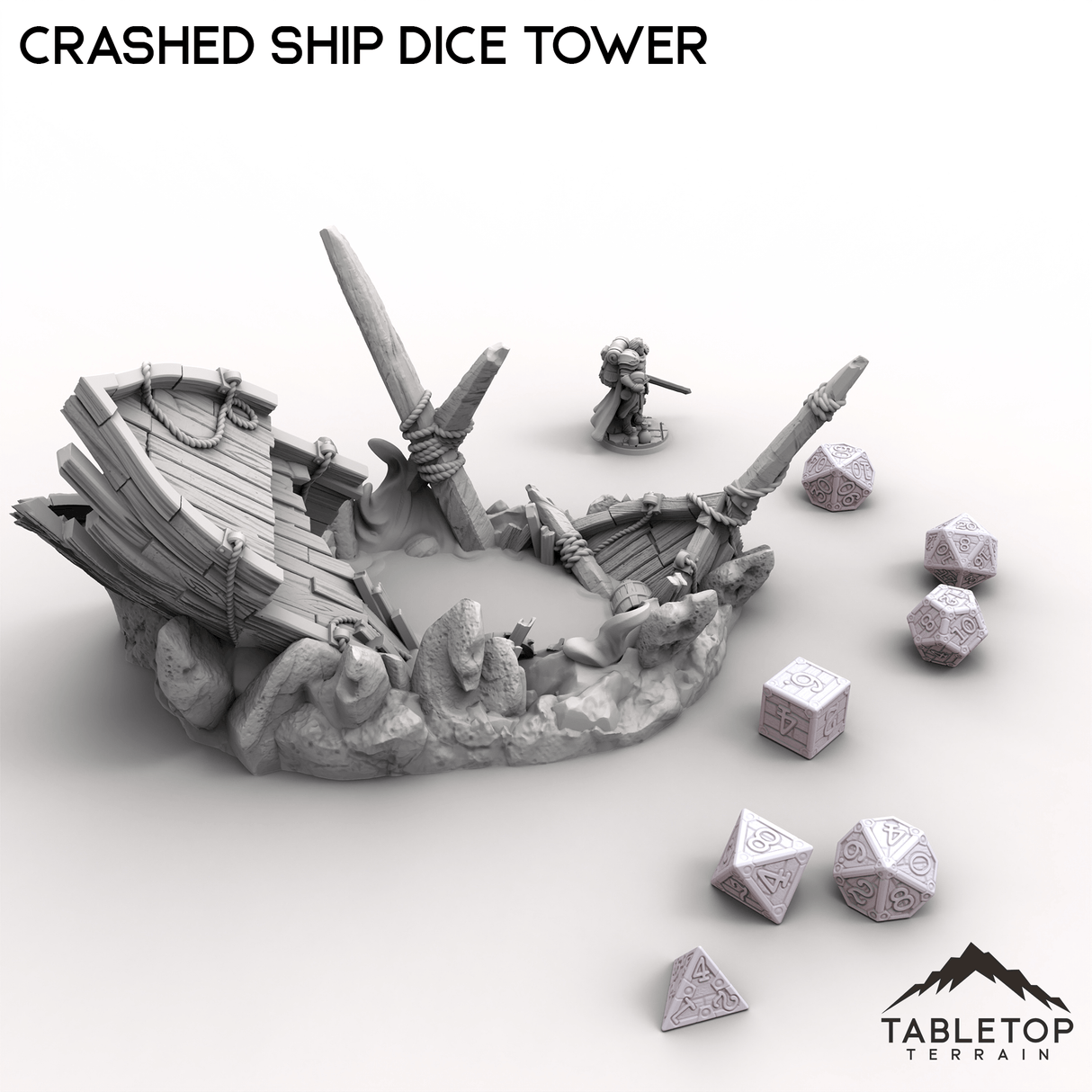 Crashed Ship Dice Tower