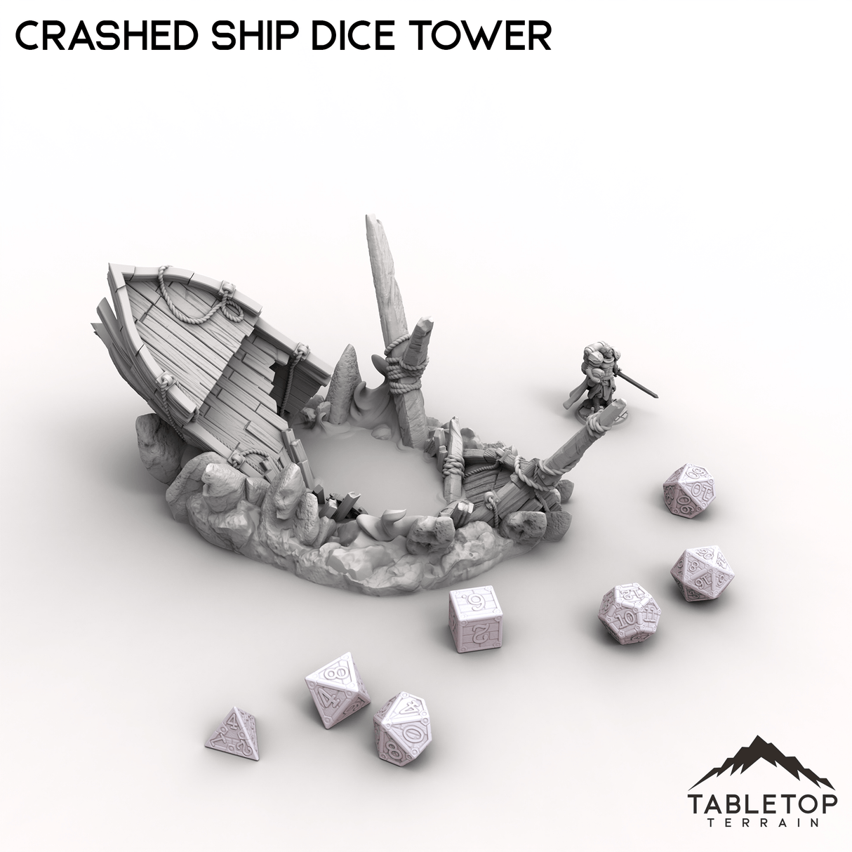 Crashed Ship Dice Tower