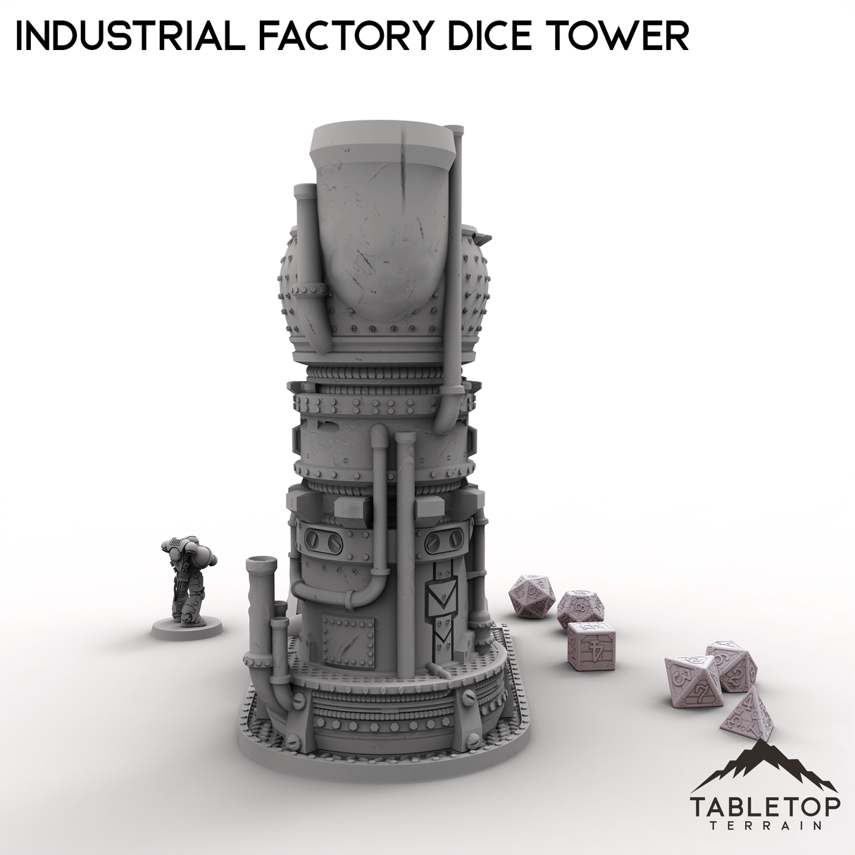 Industrial Factory Dice Tower