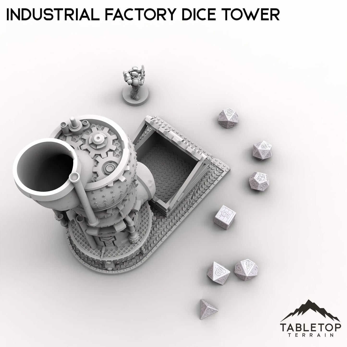 Industrial Factory Dice Tower