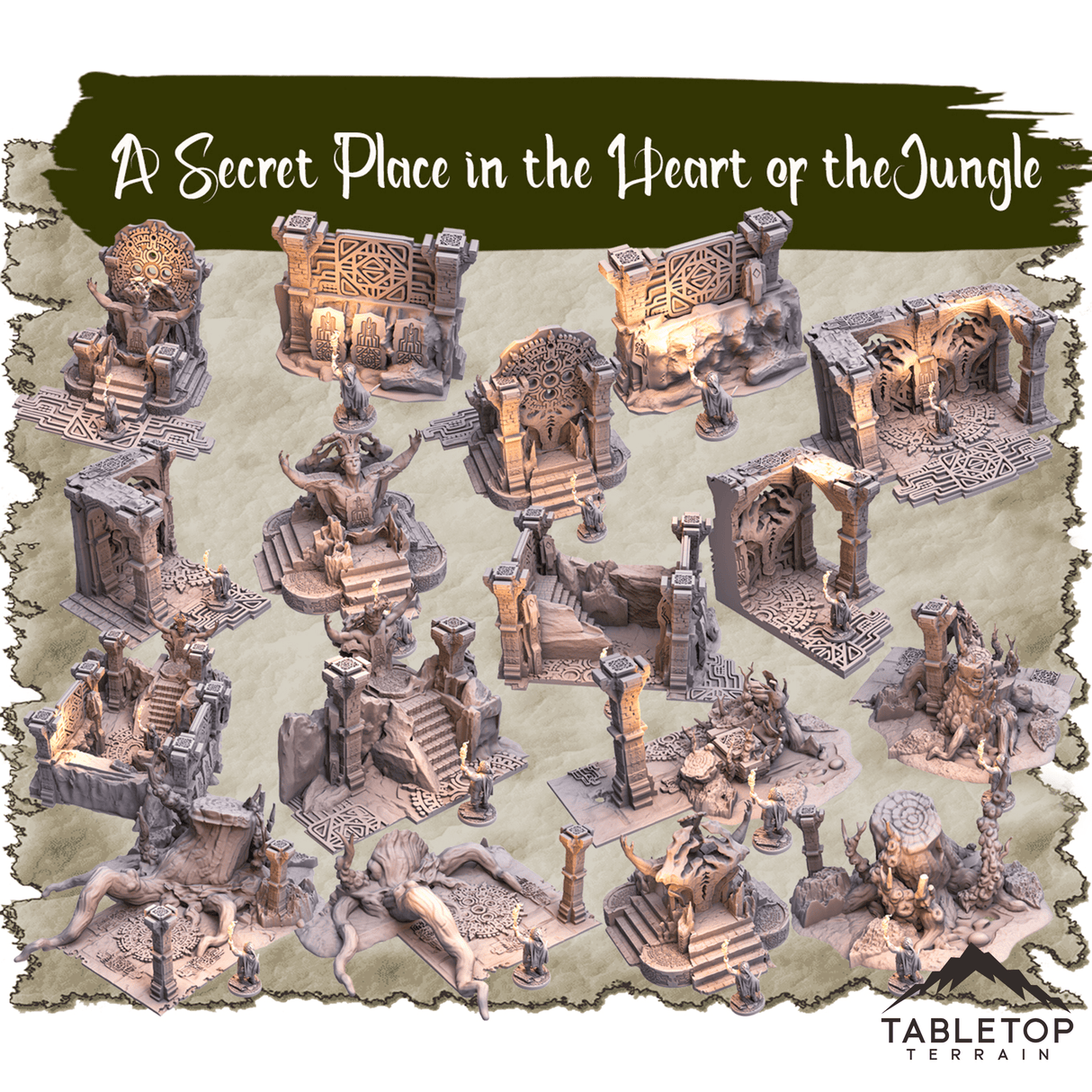 A Secret Place in the Heart of the Jungle - Thematic Dungeon Terrain