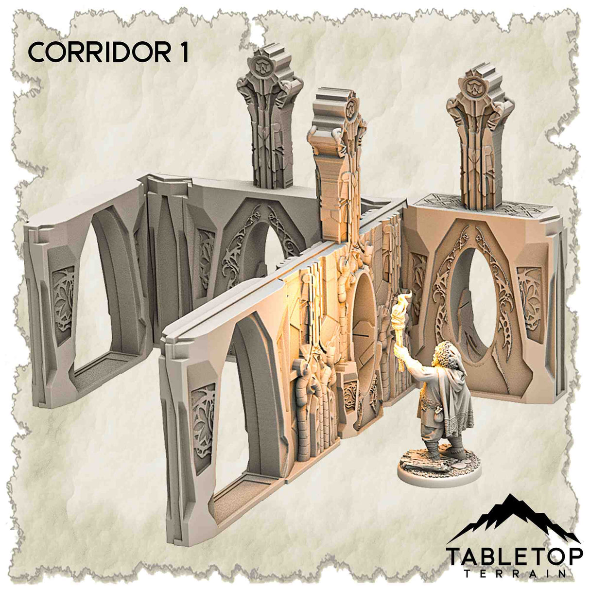 Abandoned Base of Space Elves - Thematic Dungeon Terrain