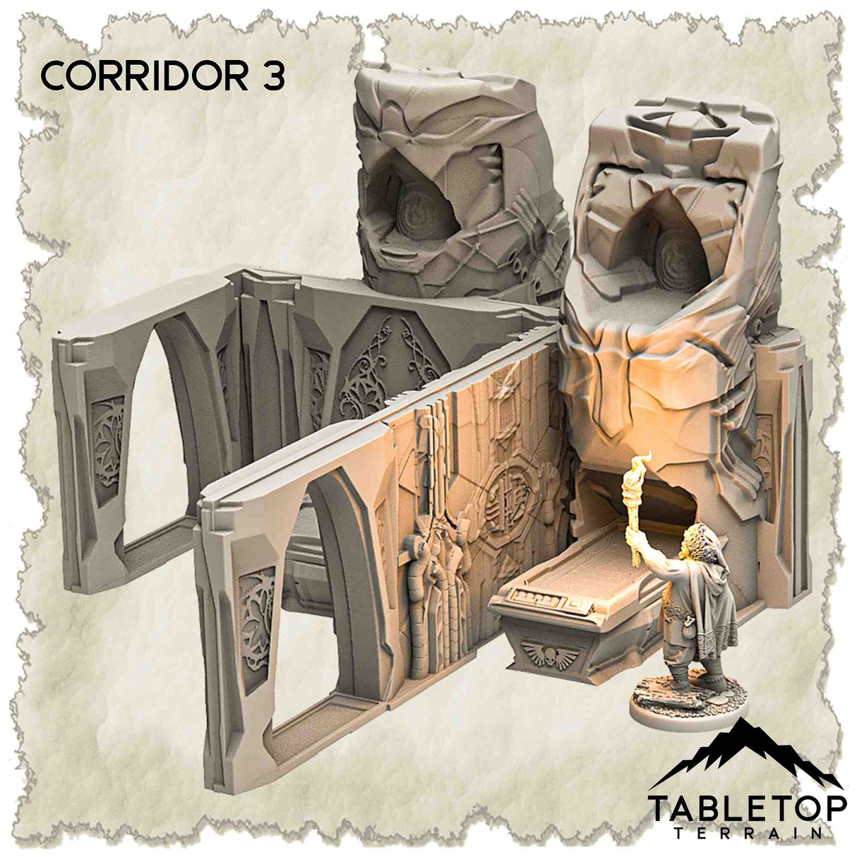 Abandoned Base of Space Elves - Thematic Dungeon Terrain