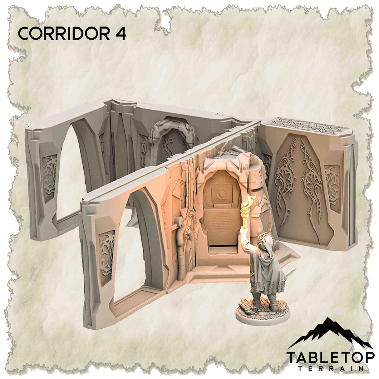 Abandoned Base of Space Elves - Thematic Dungeon Terrain