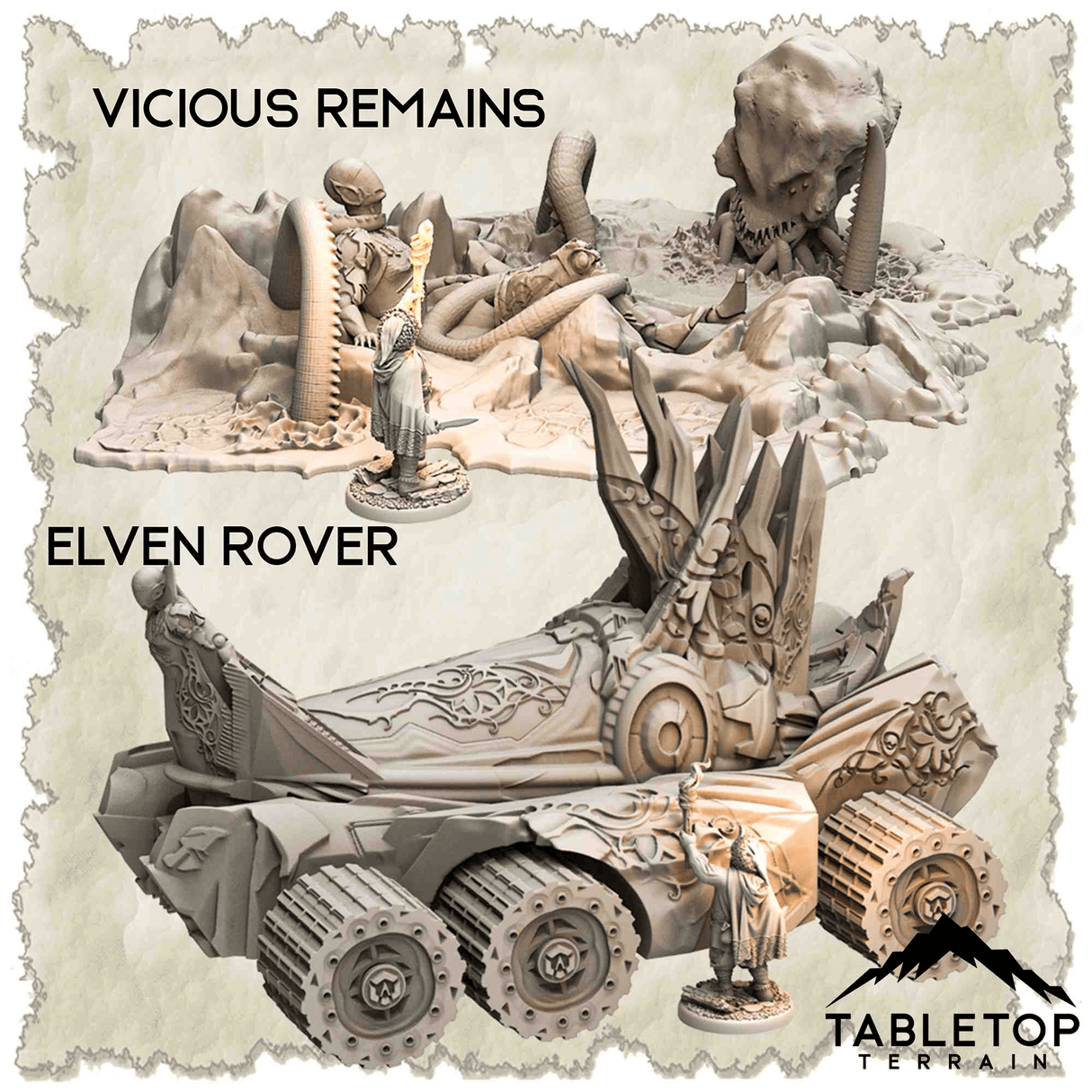 Abandoned Base of Space Elves - Thematic Dungeon Terrain