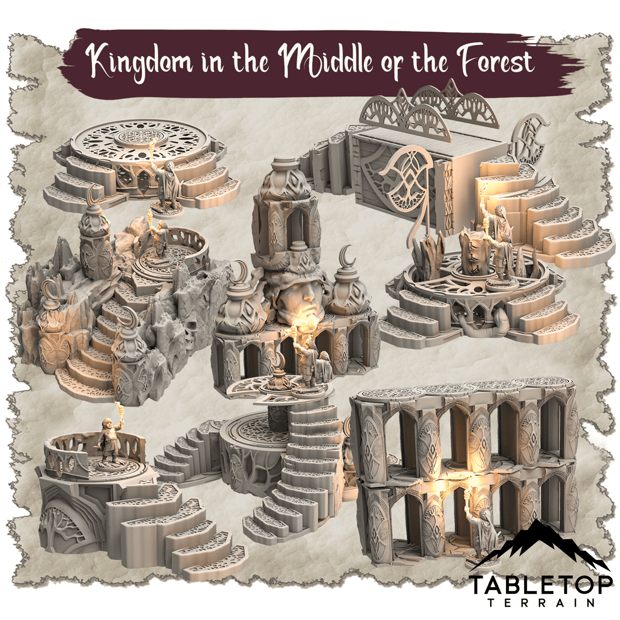 Kingdom in the Middle of the Forest - Thematic Dungeon Terrain