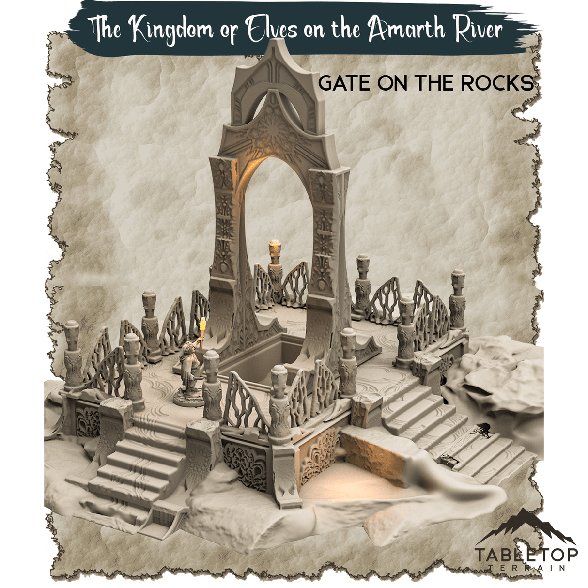 The Kingdom of Elves on the Amarth River - Thematic Dungeon Terrain