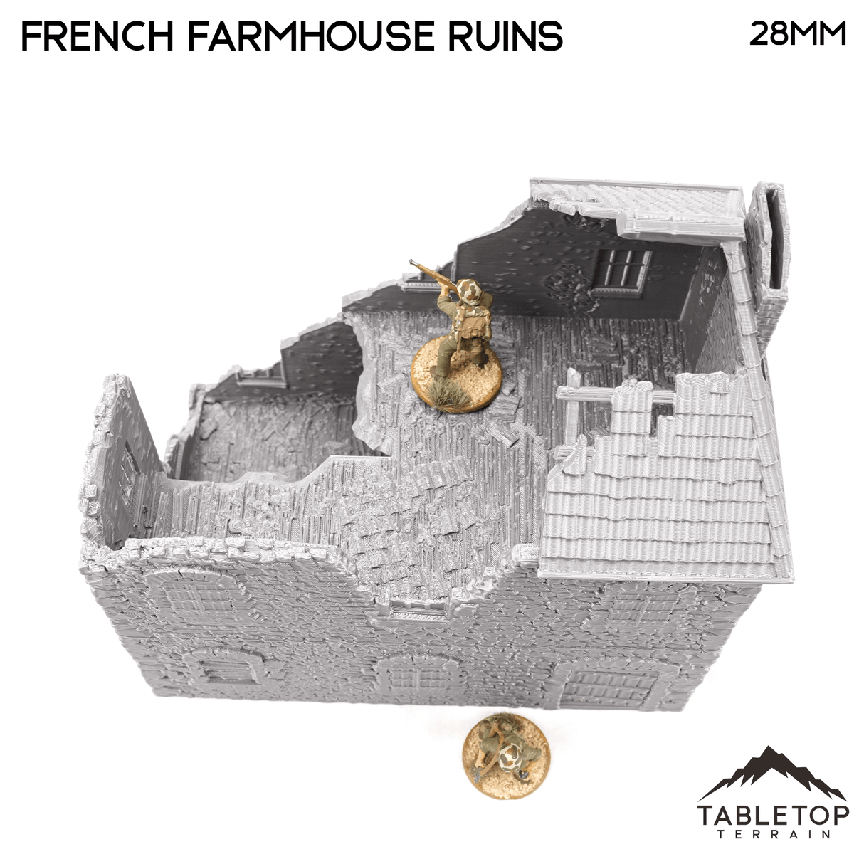 French Farmhouse Ruins - WWII Building